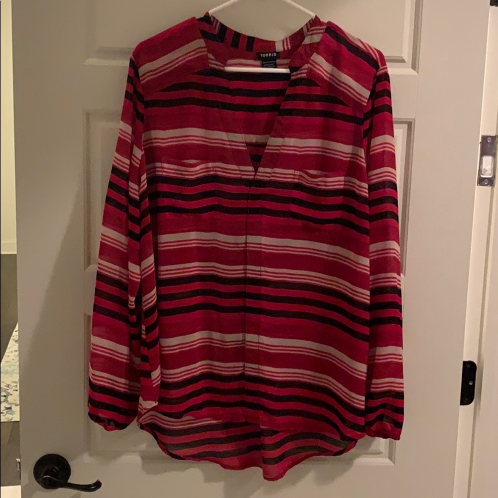 Torrid Striped Top
